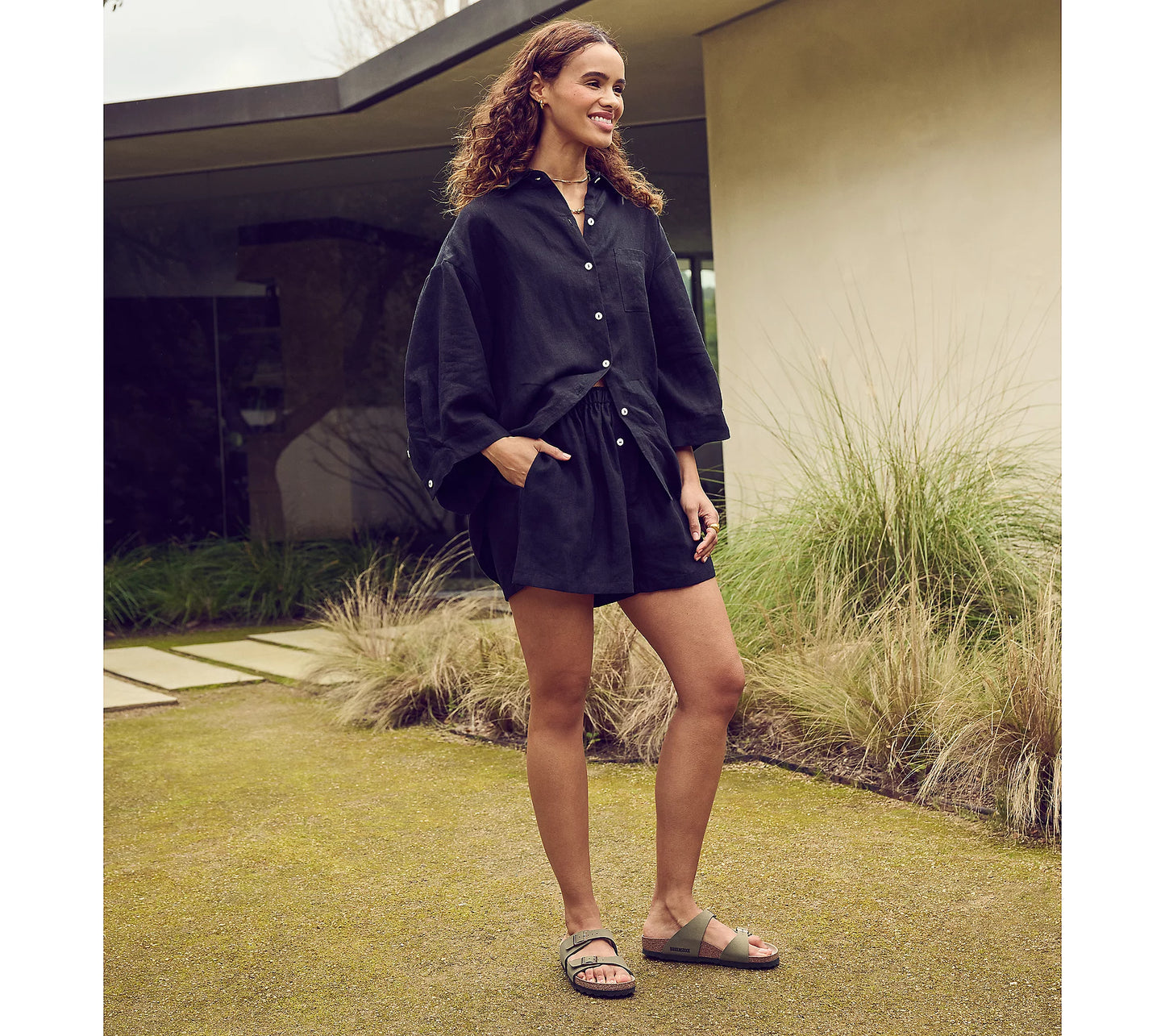 Birkenstock Two-Strap Slide Sandal - Sydney Graceful